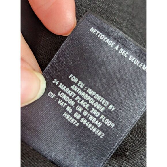 Cartonnier Women's Cream and Black Single Button Tweed Blazer Size Large - Picture 11 of 13